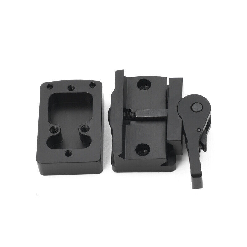 Fits DOC/RMR QD Mount Mini Red Dot Sight Auto Lock Riser Plate Picatinny