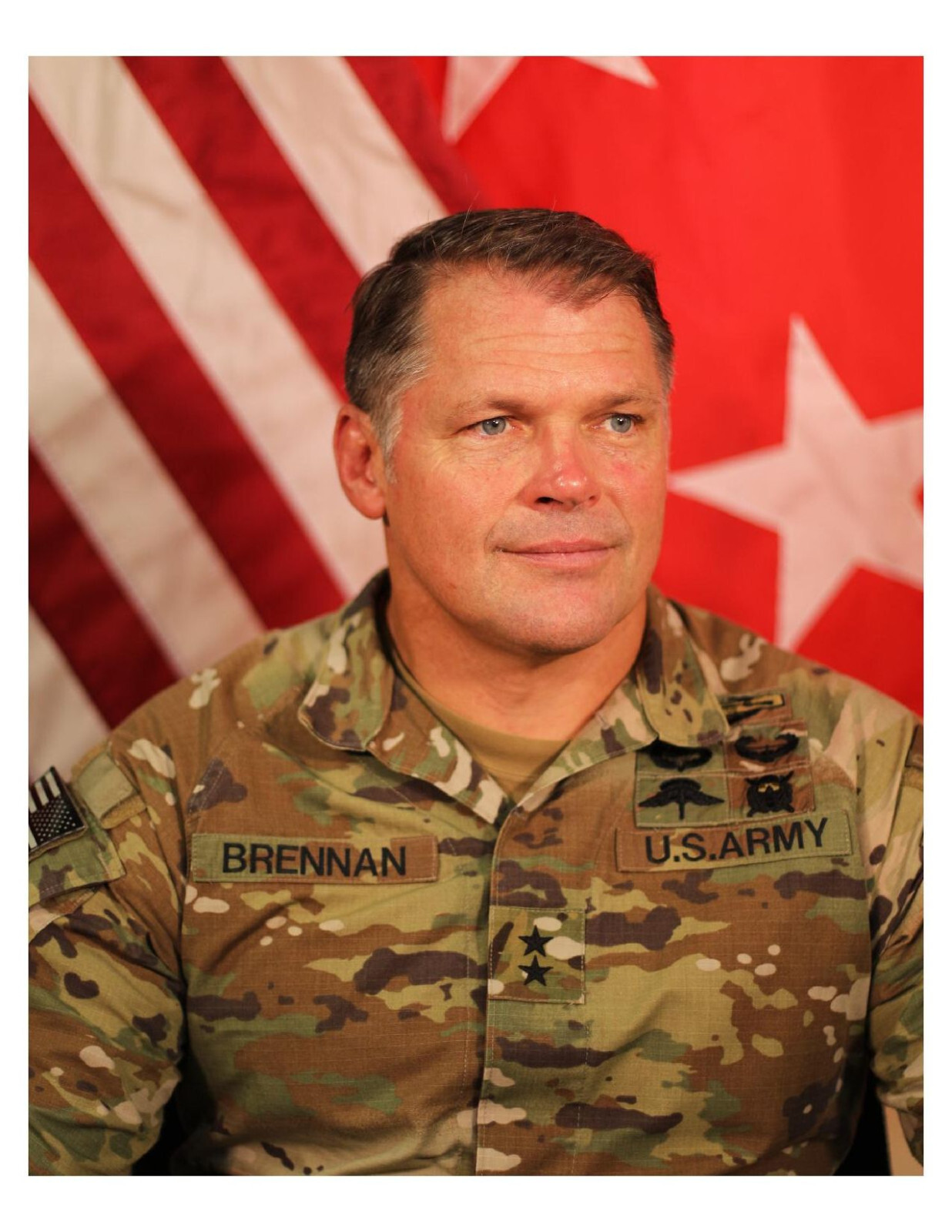 United States Army General John W. Brennan, Jr. 8x10 Photo On 8.5" x 11"