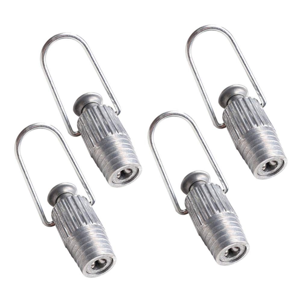 Cabilock Clothesline Tightener Metal Rope Tightener with Spring and Ball Bear...