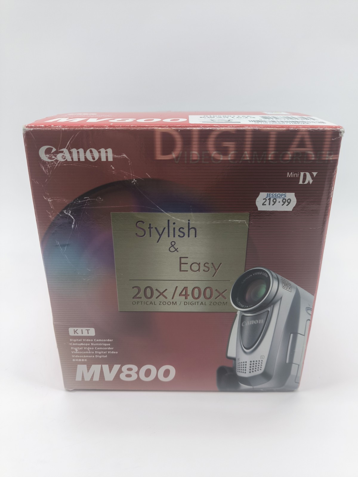 Canon MV800 Camcorder - Silver - in working order.