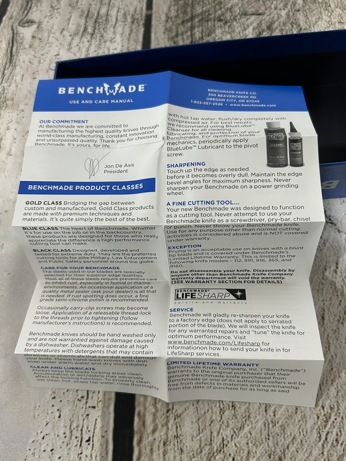 Benchmade 945 Mini Osborne Knife Blade