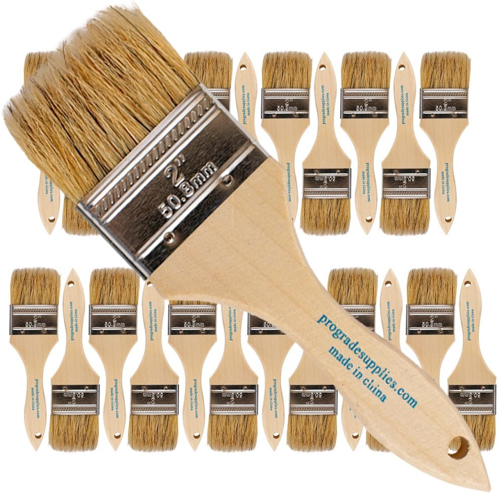 2" Chip Brushes, Disposable Paint Brushes, for Paint, 24 Pack