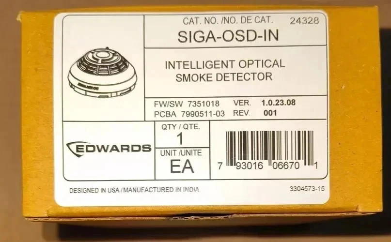 EST SIGA-OSD-IN SMOKE DETECTOR WITH BASE