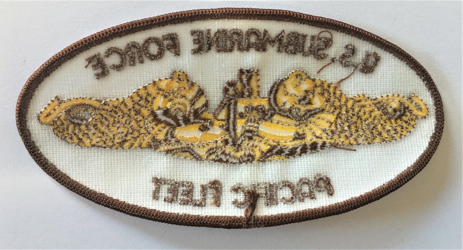 US Submarine Force Pacific Fleet SUBPAC Gold Patch SSN SSBN Trident Boomer Nuke