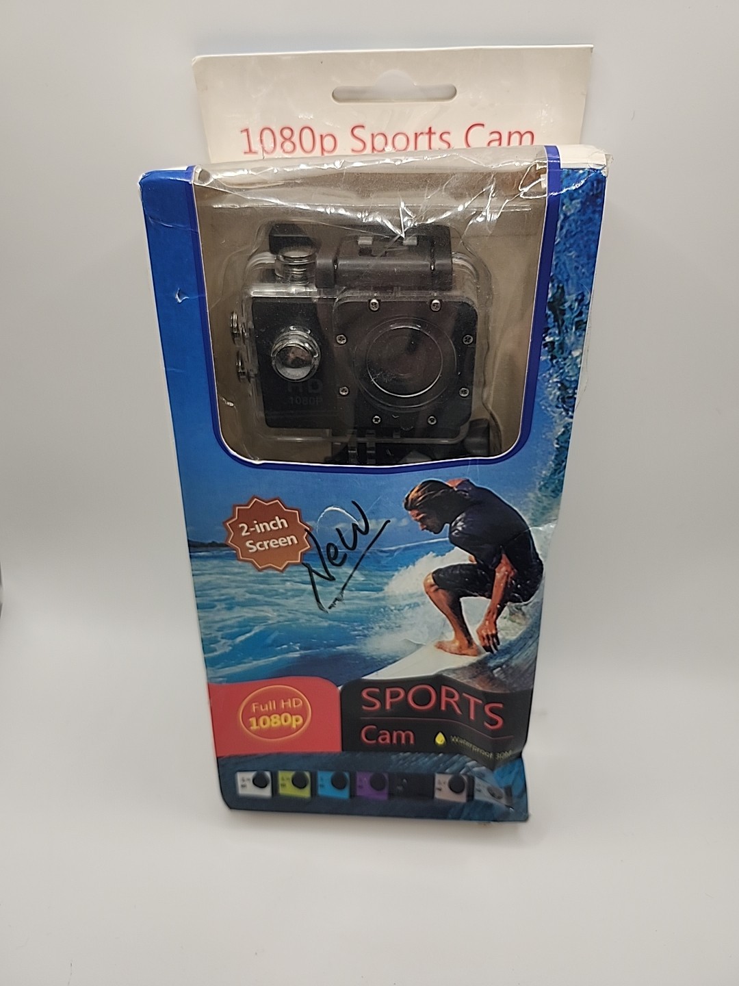 Sports Cam 1080p, 2.0 Inch Screen, waterproof 30M, Full HD 1080p #729