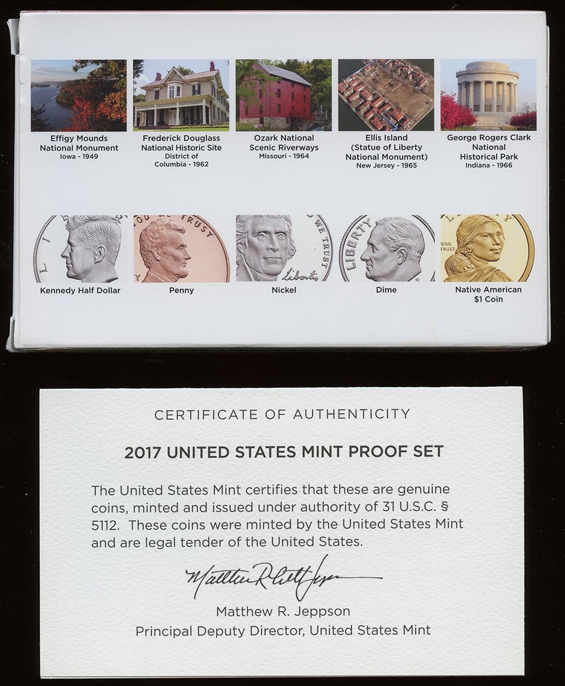 2017-S United States Mint Clad Proof Set OGP COA