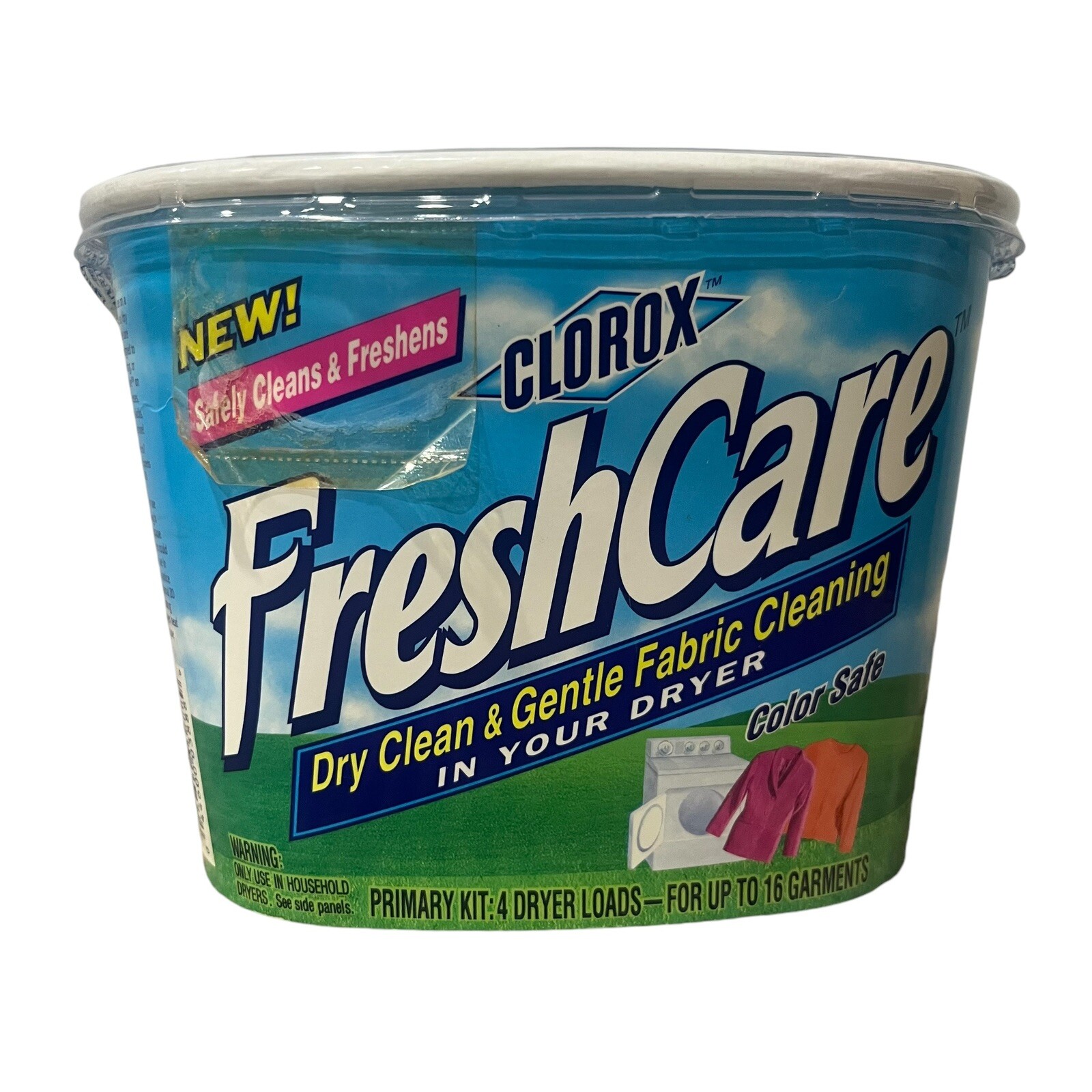 New Clorox Fresh Care At Home Dry Cleaning Kit Color Safe 4 Loads 16 Garments