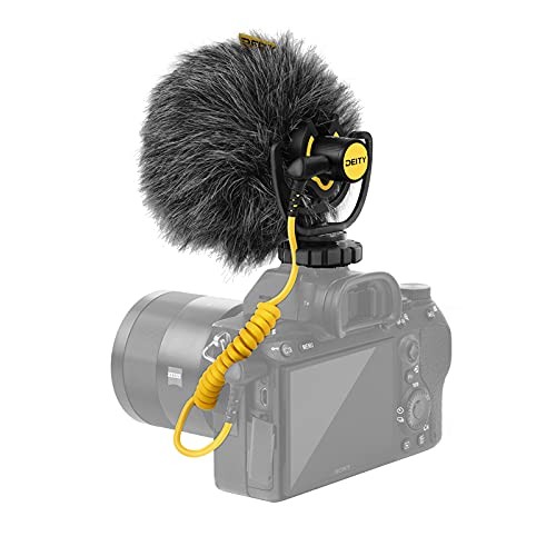 Deity V-Mic D4 Mini Microphone On-Camera Interview Mic Super Cardioid Black