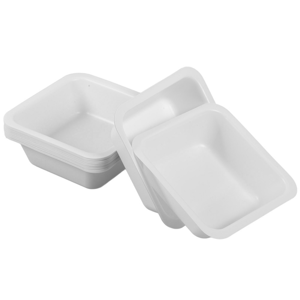 20 Pcs Measuring Weigh Boat Lab Plastic Boats Sample Weighing Trays