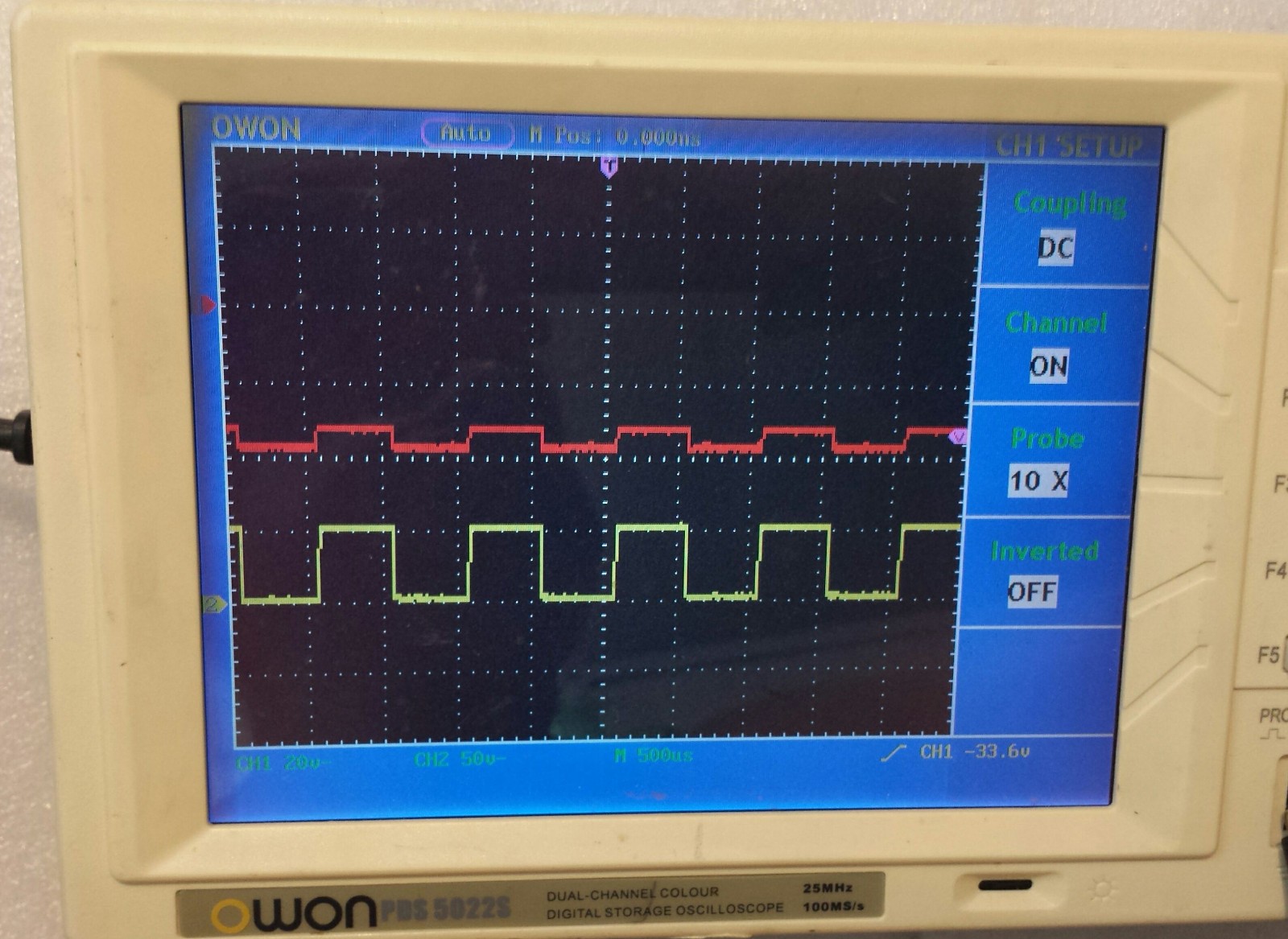 OWON PDS 5022S  25MHz-100MS/s  two Channel Digital Oscilloscope PDS5022s