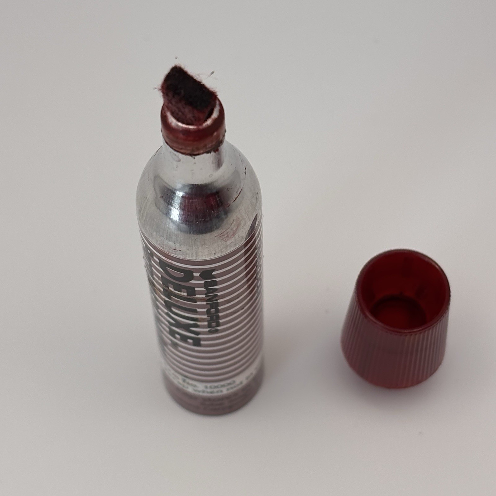 Vintage Sanford DeLuxe Permanent Marker Working RED