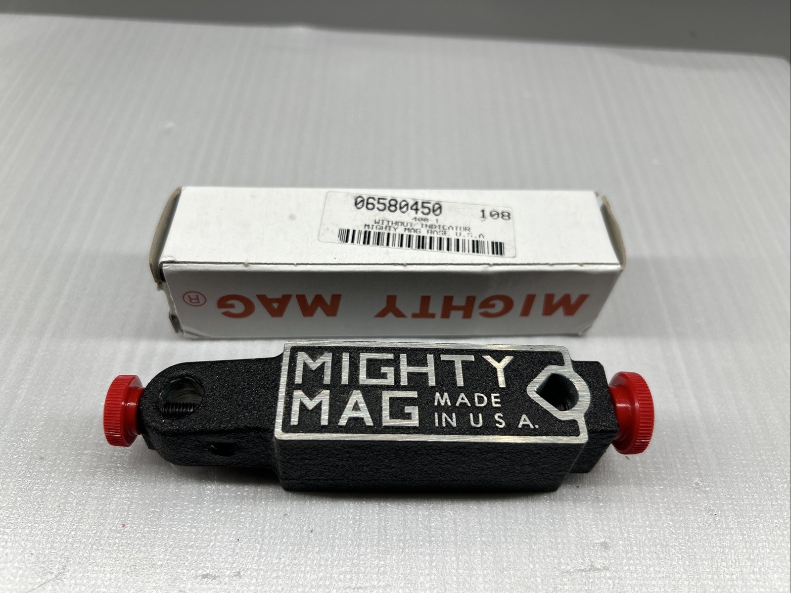 Mighty Mag 400-1 | 4-1/2 x 1 x 1-1/4" Magnetic Base for Dial/Electric Indicators