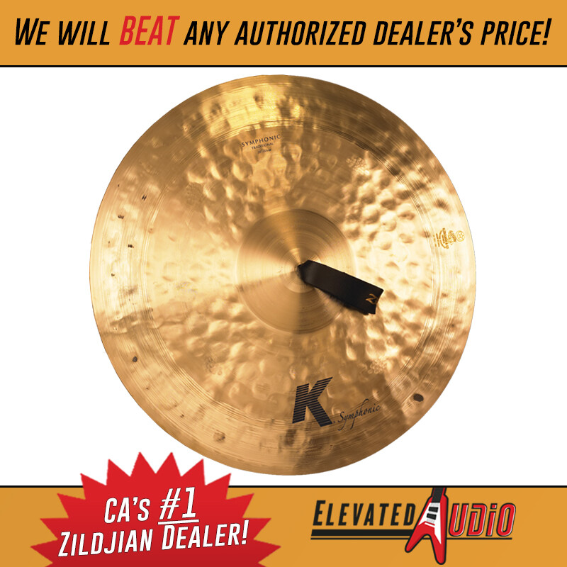 20" K Symphonic Traditional Series Concert Cymbal. Has YOUR name on it, Get it !