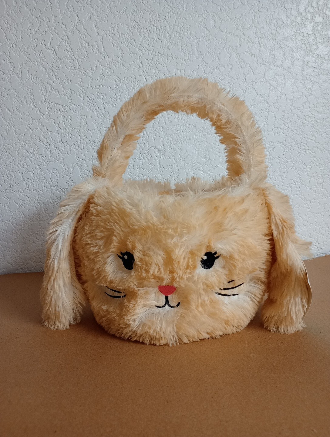 9x12" Easter Basket Plush Bunny