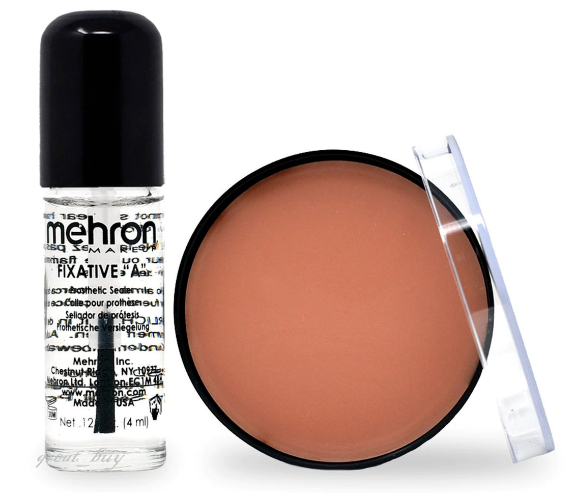 MEHRON MOLDING PUTTY WAX W/FIXATIVE"A"_SPECIAL EFFECT_ADHESIVE/THEATRICAL MAKEUP