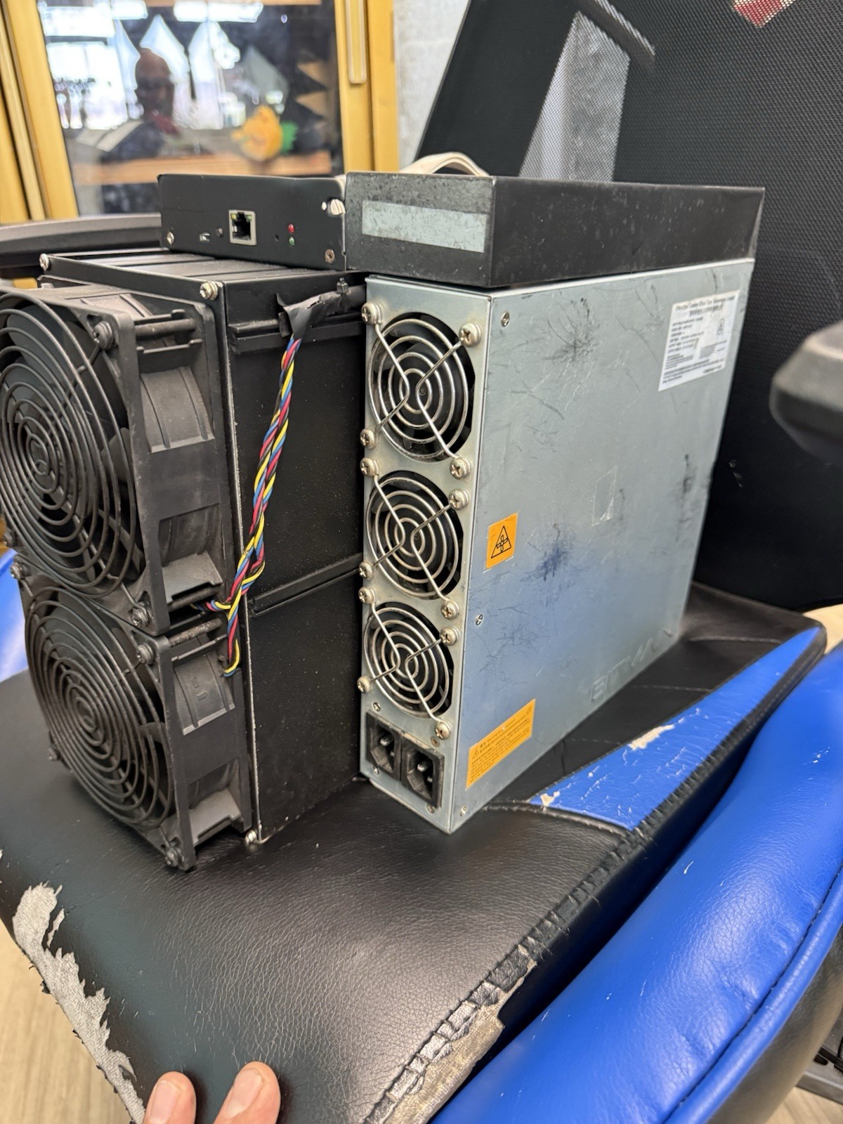 Bitmain Antminer S19 W/ Single Hashboard with 120/240v Power Supply. Tested