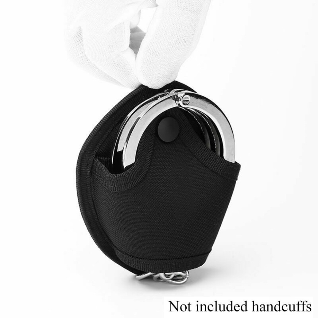 MOLLE Tactical Open Top Handcuff Holster Hand-Cuff Pouch for Duty Belt and Vest