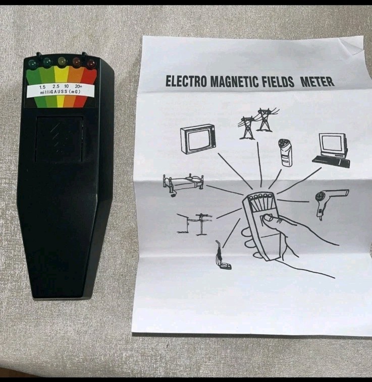 Magnetic Field Detector K2 EMF Meter KII Ghost Hunting Paranormal Equipment BLK