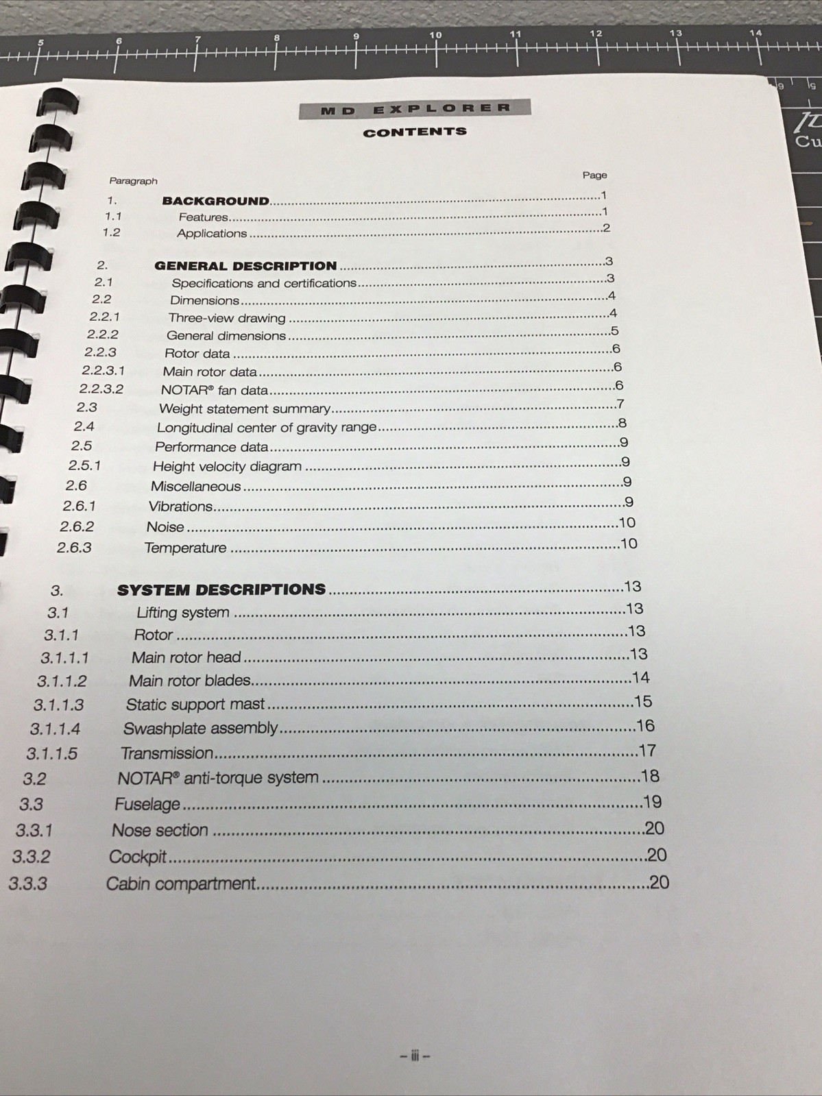 Boeing MD Explorer Helicopter Technical Description New QU-1