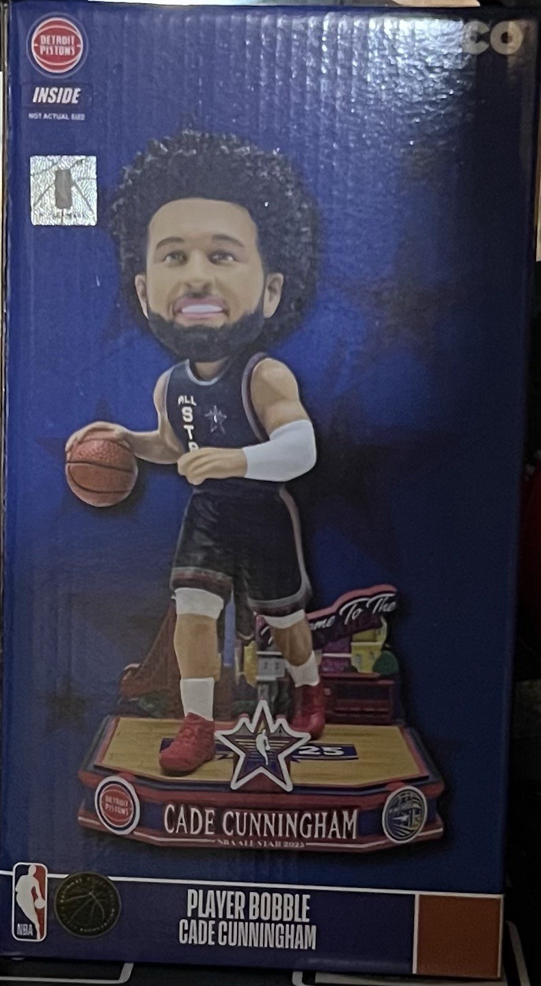 Cade Cunningham- Detroit Pistons All Star Bobble Head New In Box