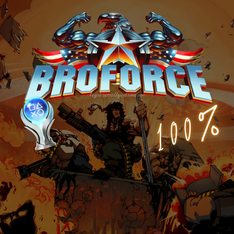 BROFORCE PS4/PS5 Platinum Trophy Service FAST | SAFE | LEGIT