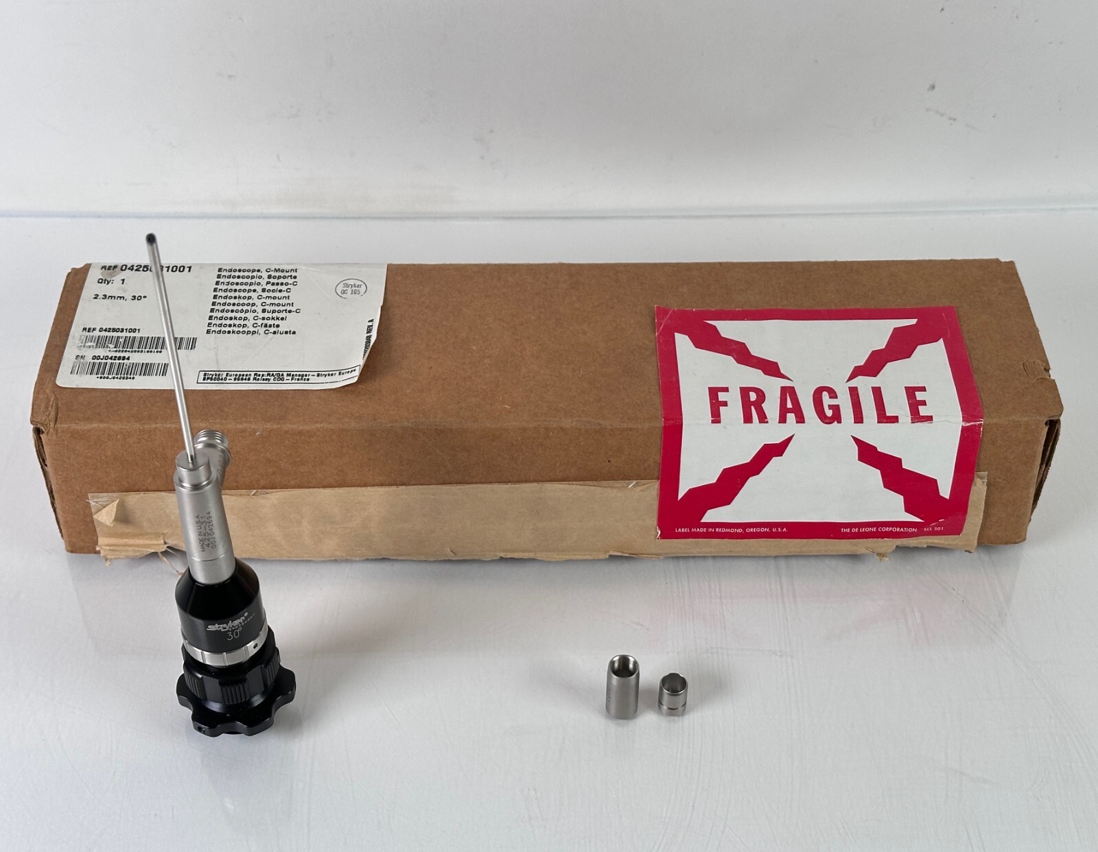 Stryker Endoscopy 30 Degrees 425-31 C-Mount small joint arthroscope