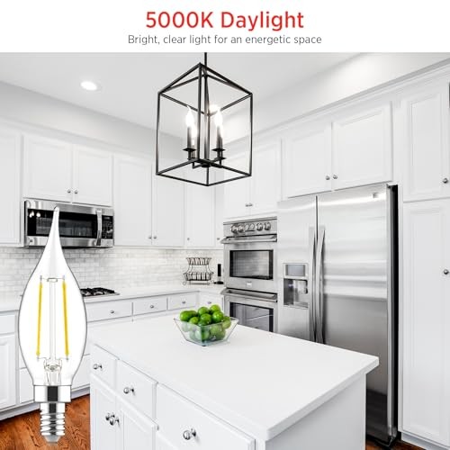 Sengled E12 Candelabra LED Bulbs Dimmable, 40W Equivalent 6 Pack 5000k Daylight