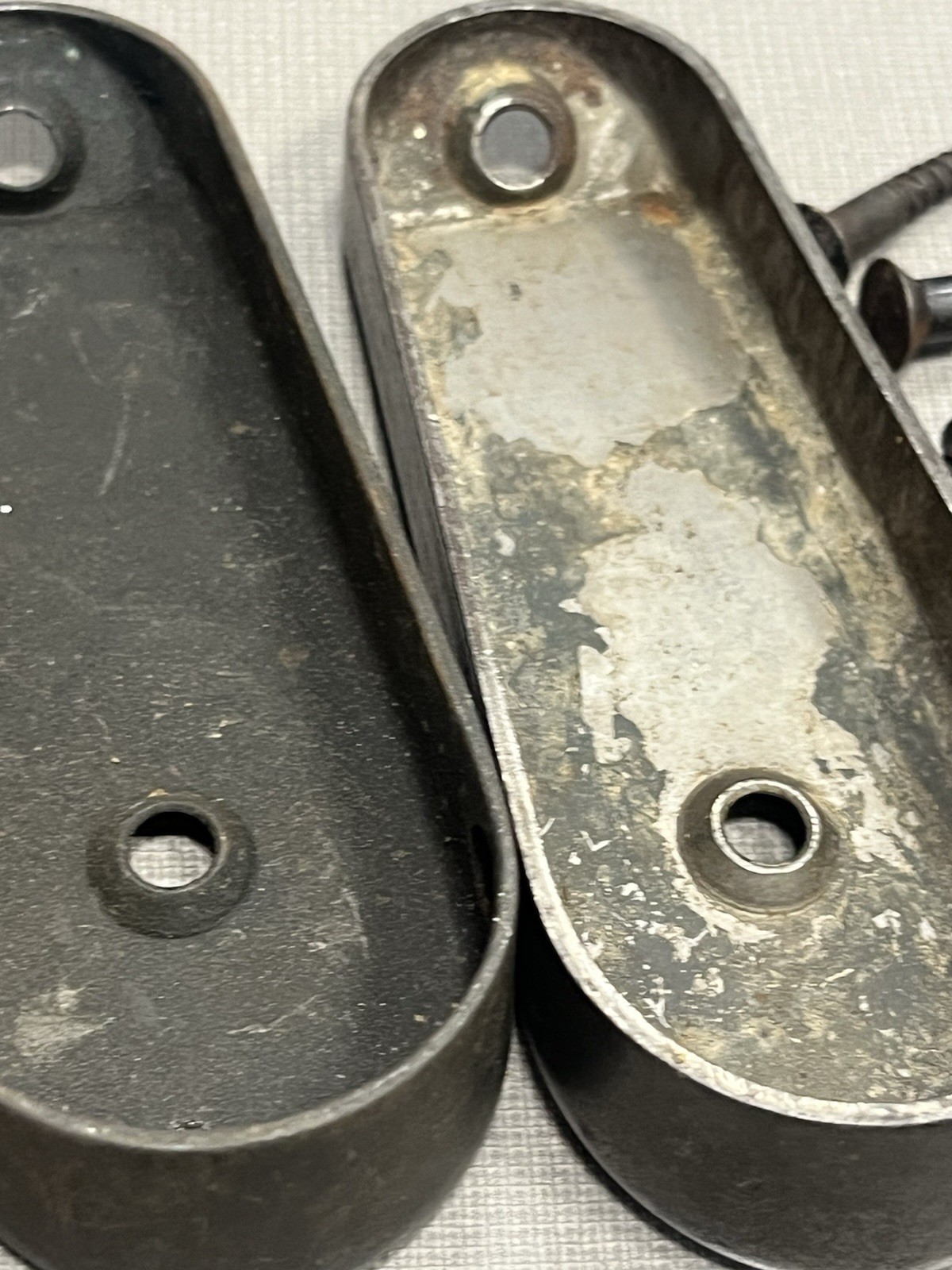 4x Original WW2 German K98k K98 Gew98 Stock Butt Plate & Screws Parts Lot
