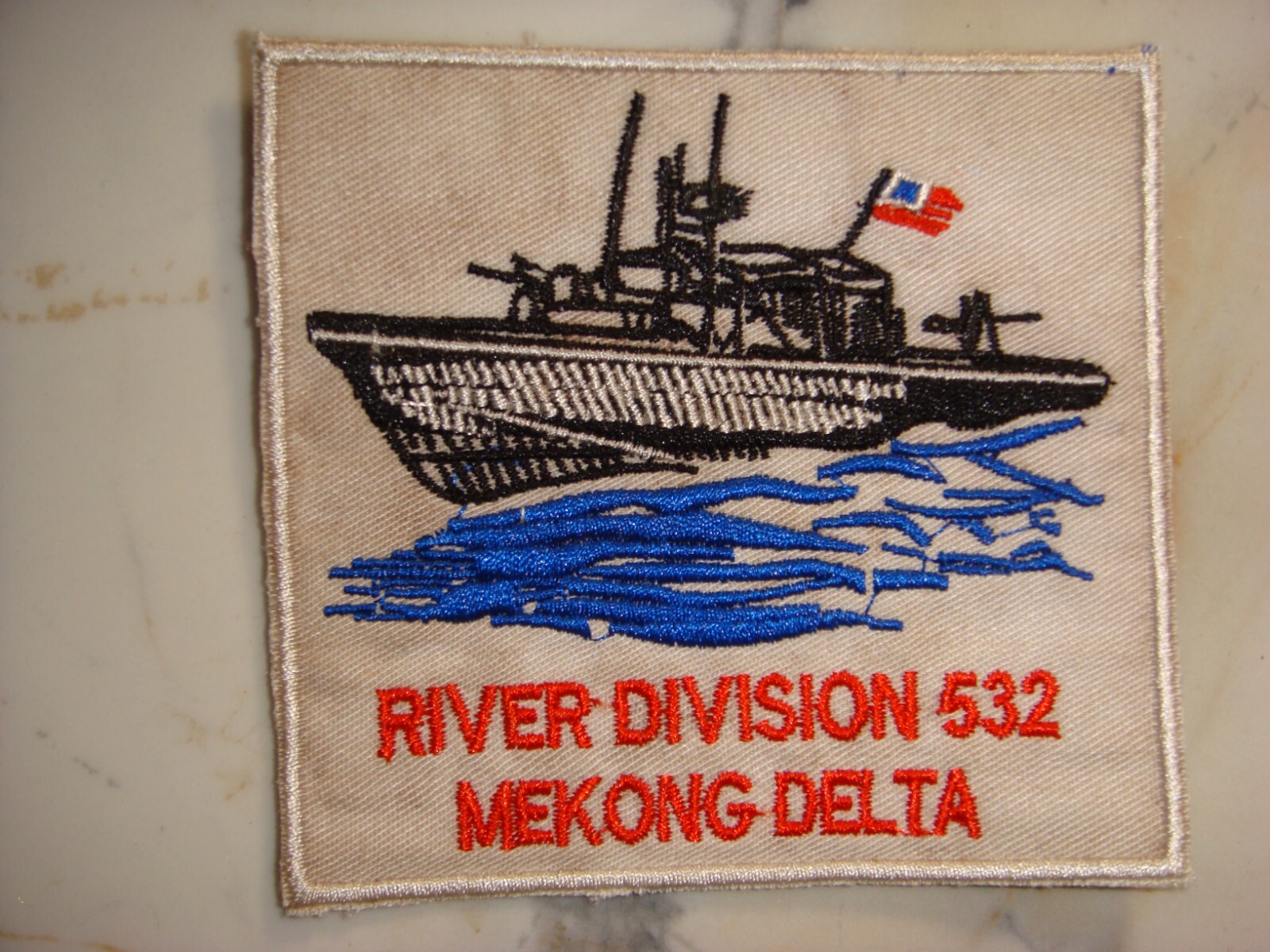 US NAVY RIVER DIVISION 532 MEKONG DELTA,   VIETNAM WAR PATCH