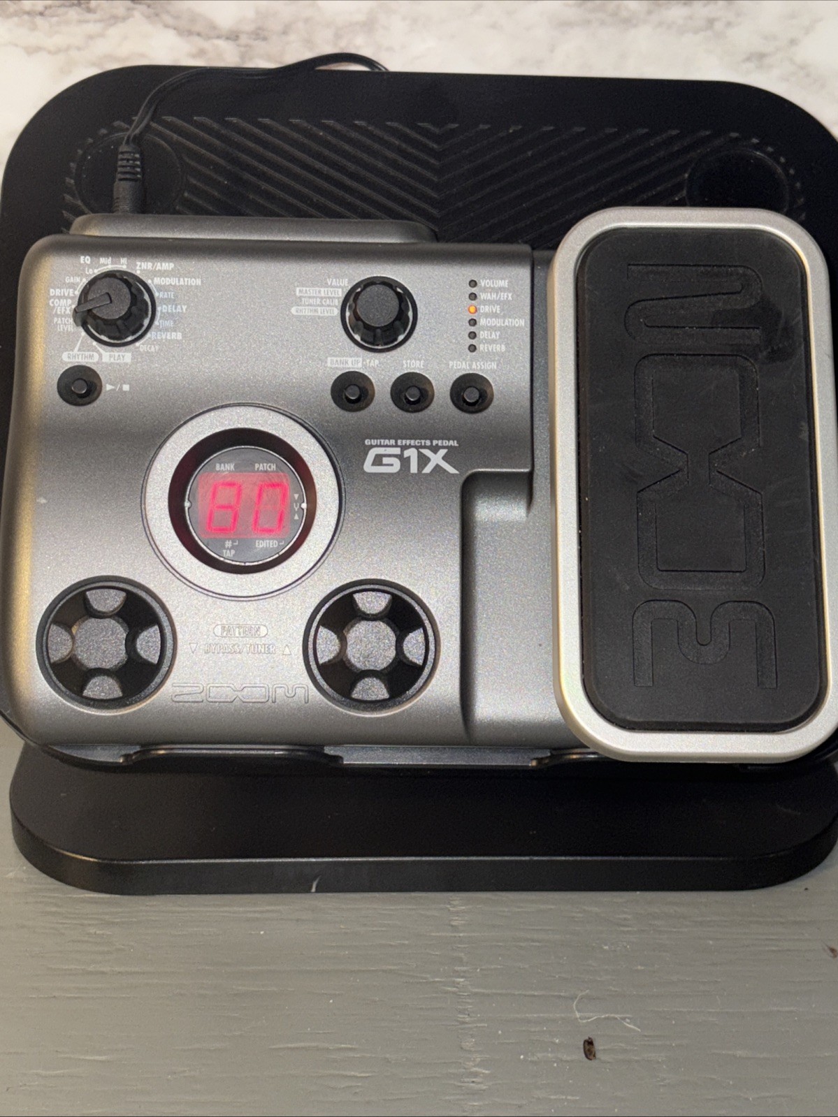 Zoom G1X Guitar Multi Effect Pedal Patch Reverb Modulation Bank Store Pattern US