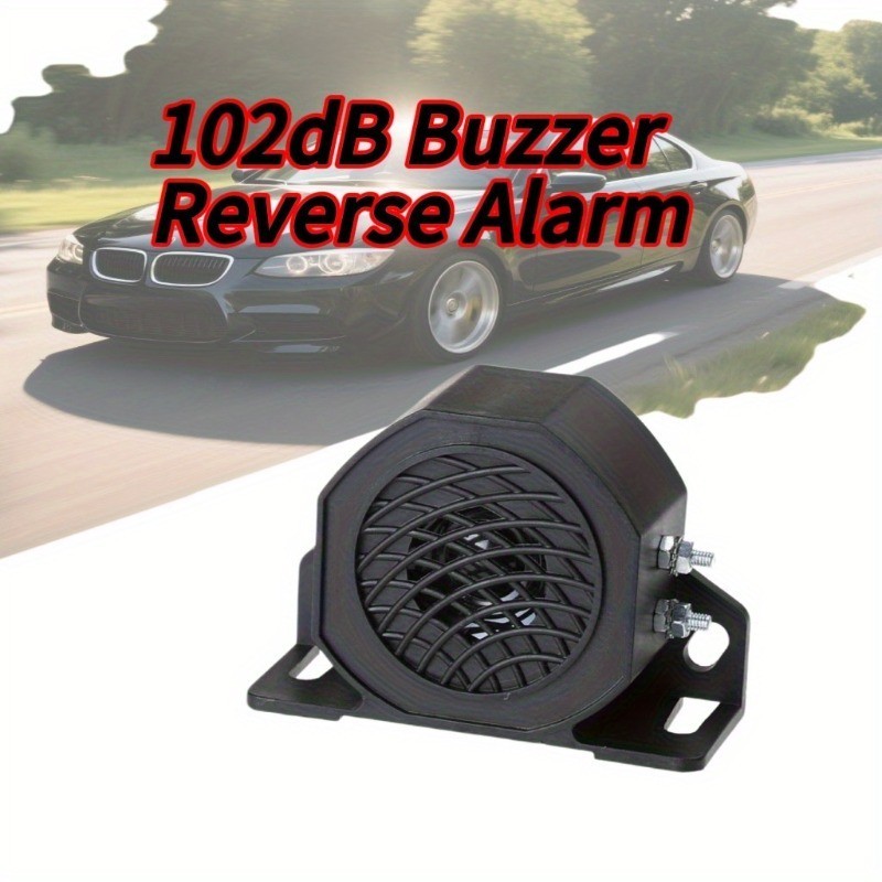 102dB Heavy-Duty Reverse Alarm for Trucks – 12-24V DC,Reliable Safety Accessory