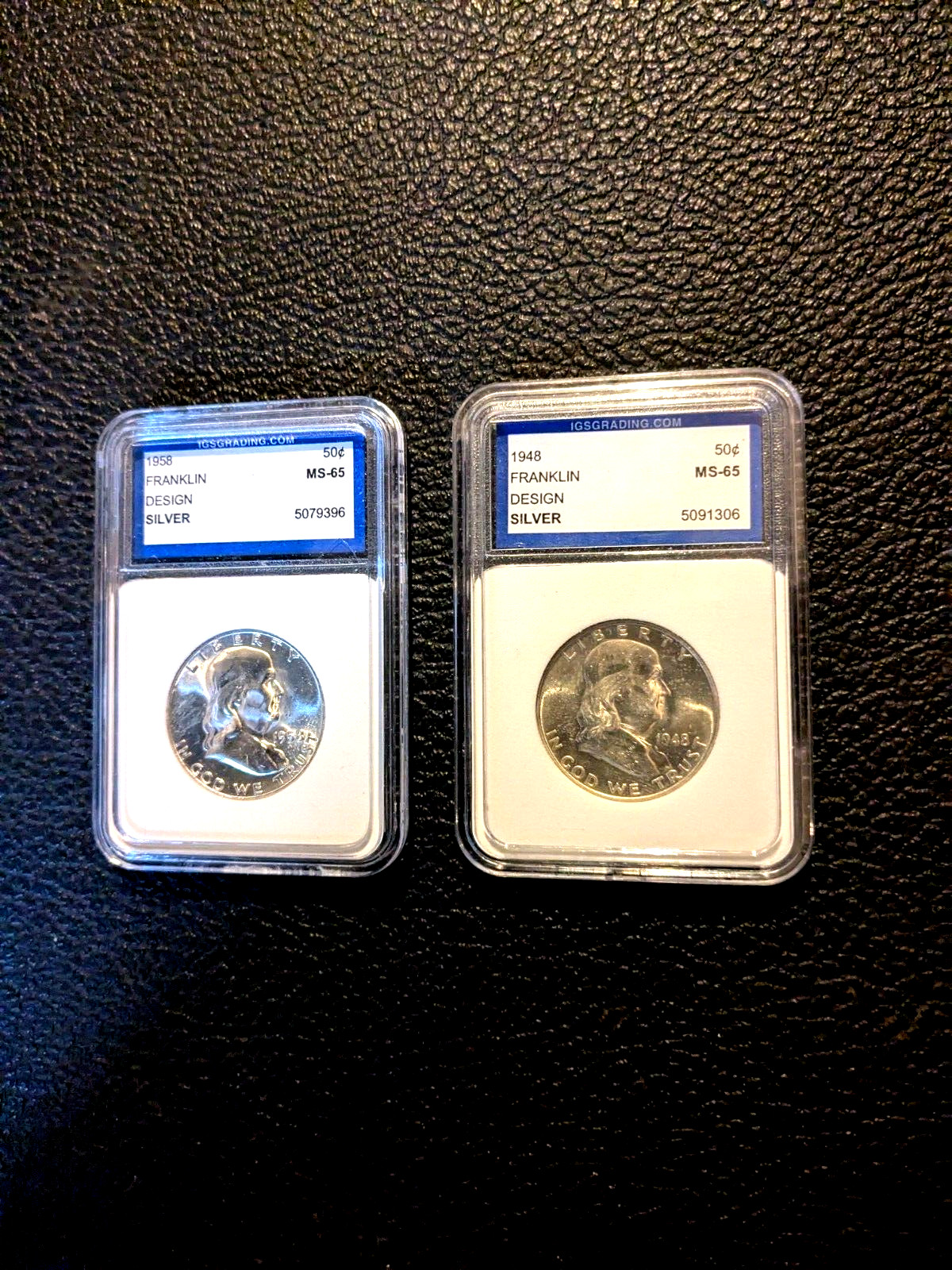 Franklin Halves 1948 & 1958 High grade
