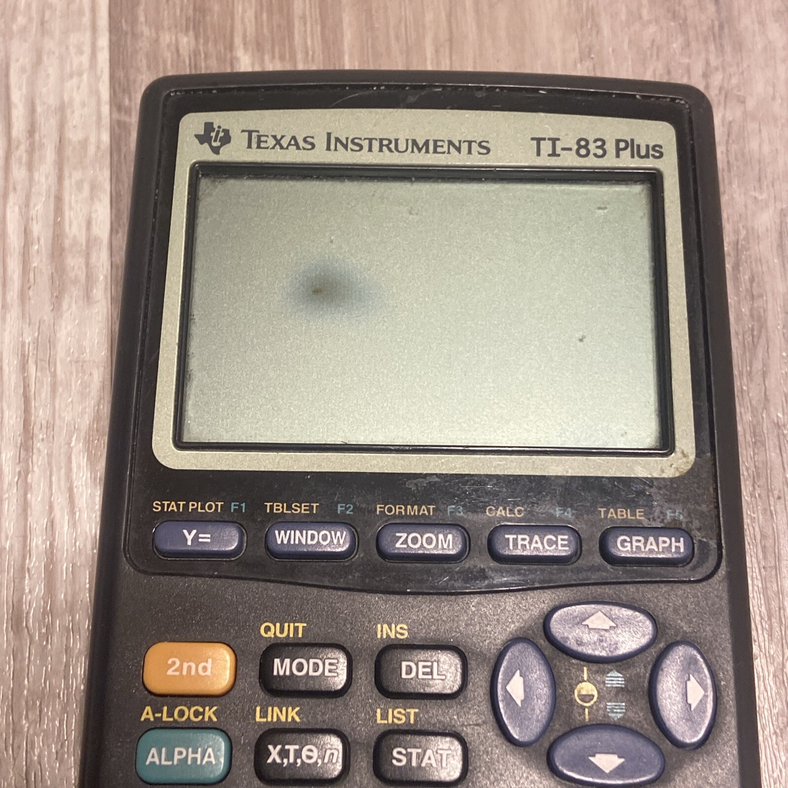 Texas Instruments TI-83 Plus Graphing Calculator Tested Spot On Screen
