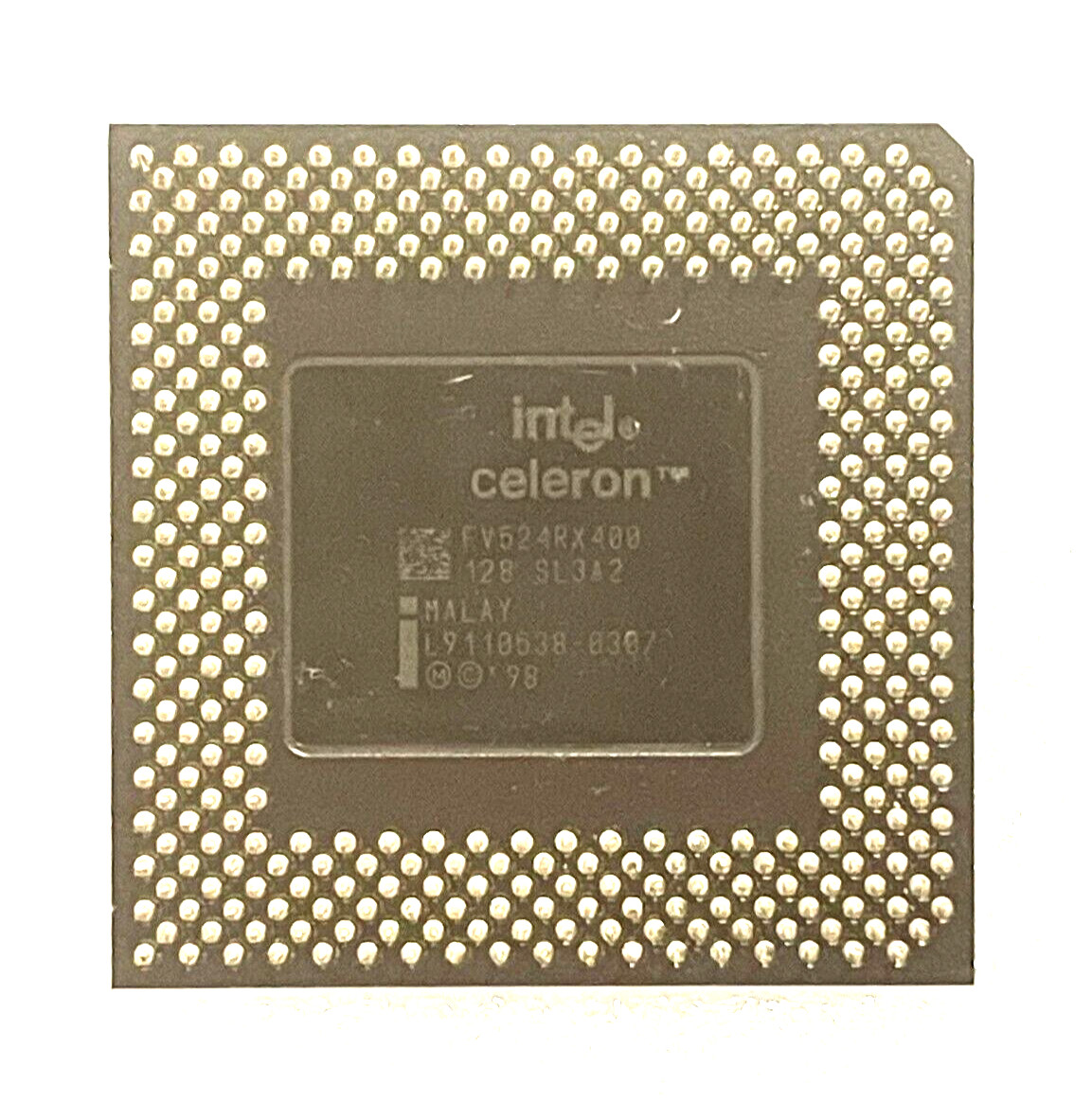 VINTAGE INTEL 400MHZ CELERON FV524RX400 SOCKET 370 CPU RM2-CMP60