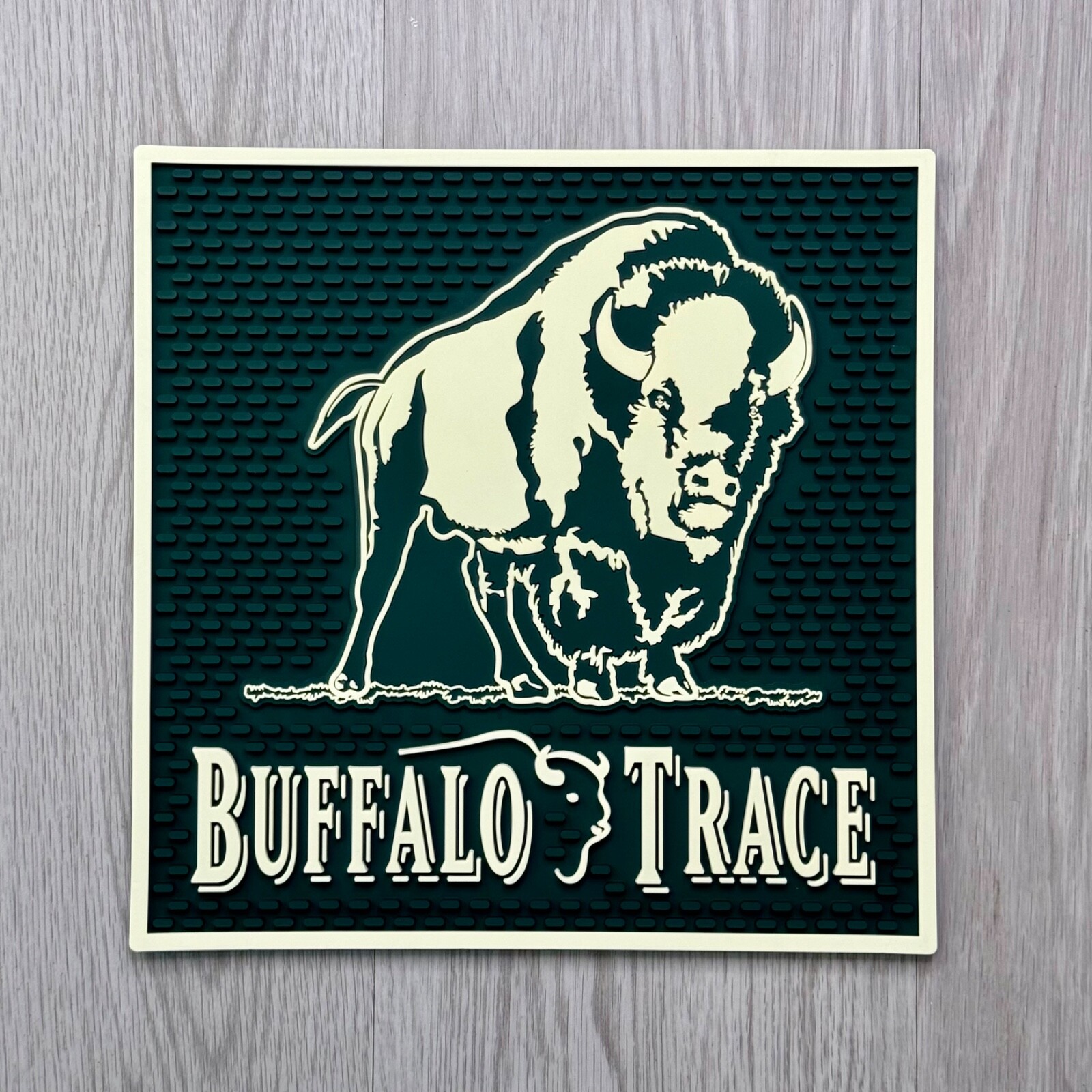 BUFFALO TRACE buffalo trace BAR MAT whiskey bourbon service empty 12x12