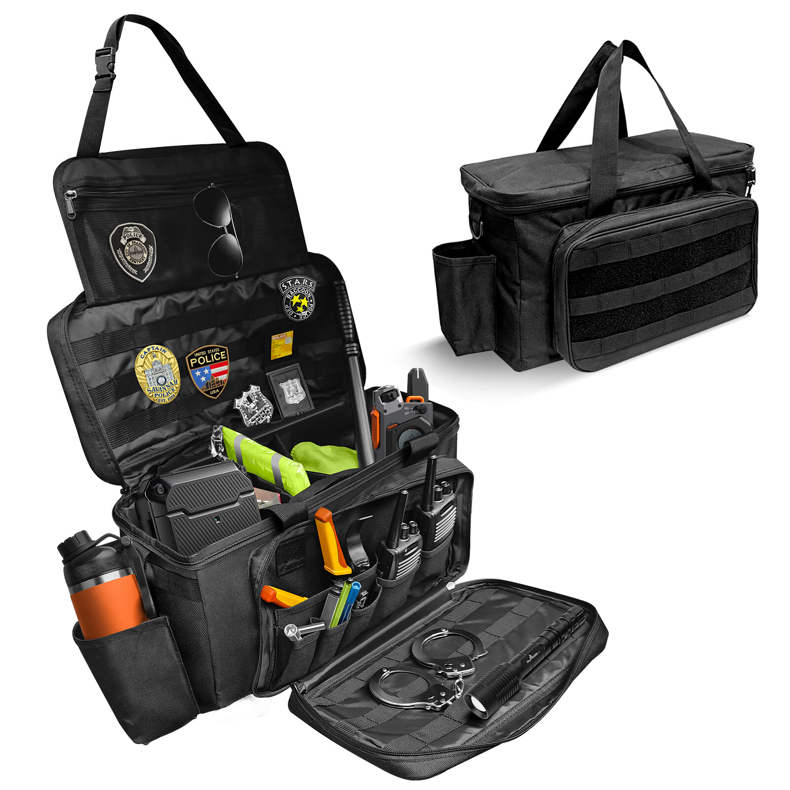 Patrol Bag Law Enforcement Police Equipment Tactical Bags Car SUV Seat Storage