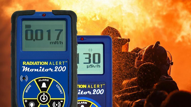 RADIATION ALERT MONITOR 200 Radiation Survey Meter,LCD