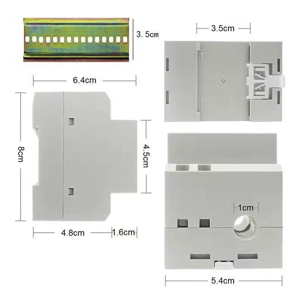 High Precision 100A DIN Rail AC Meter With Integrated for current Transformer