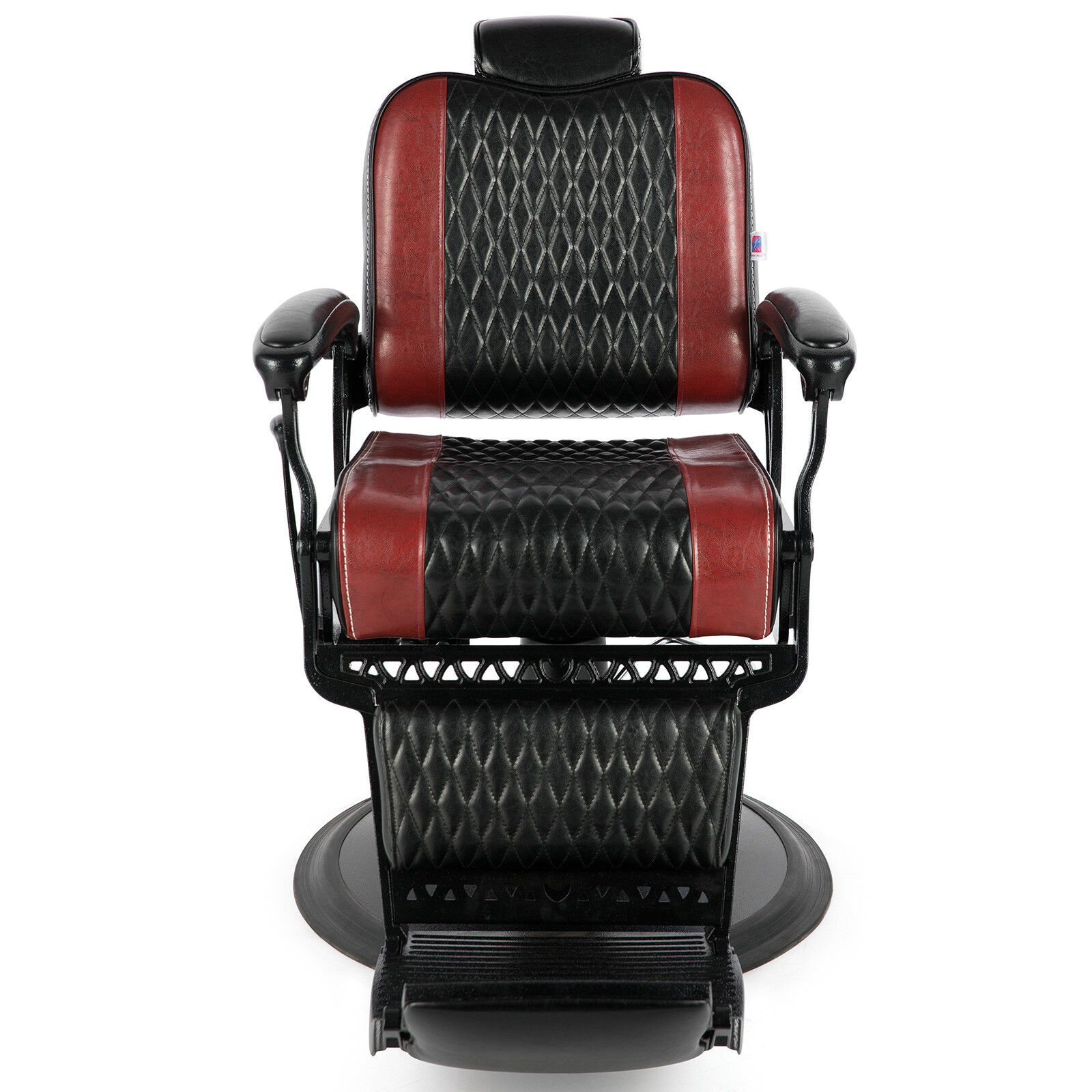 Black+Red Vintage Recline All Purpose Hydraulic Barber Chair Salon BeautyStyling