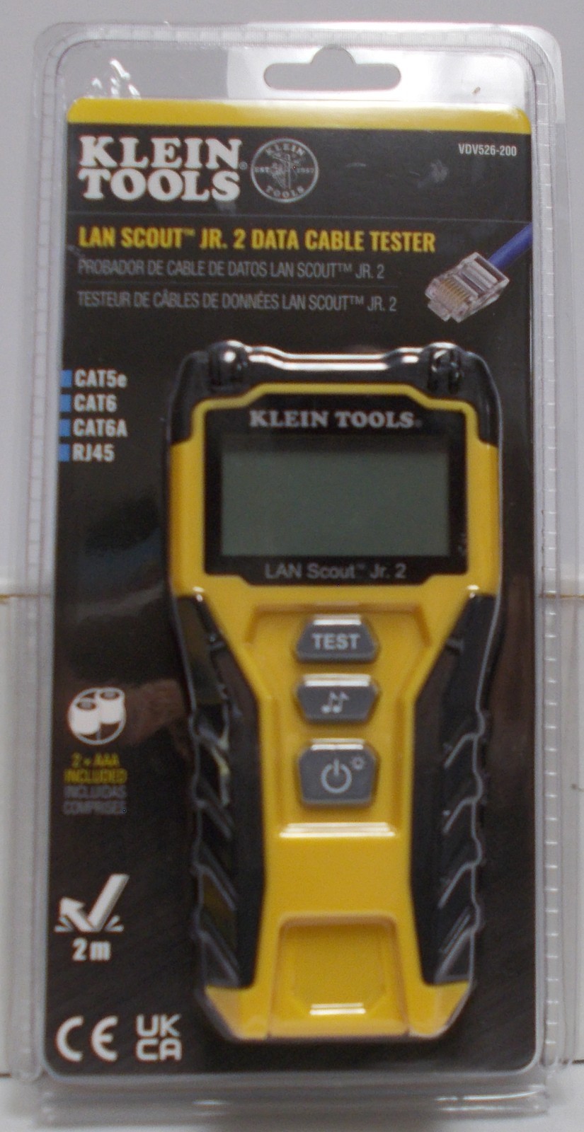 Klein Tools VDV526-200 Lan Scout Jr. 2 Data Cable Tester