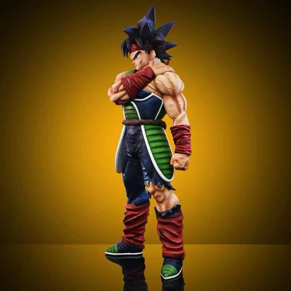 Bardock Figure Dragon Ball Z Saiyan Warrior 24cm PVC Statue Collectible No Box
