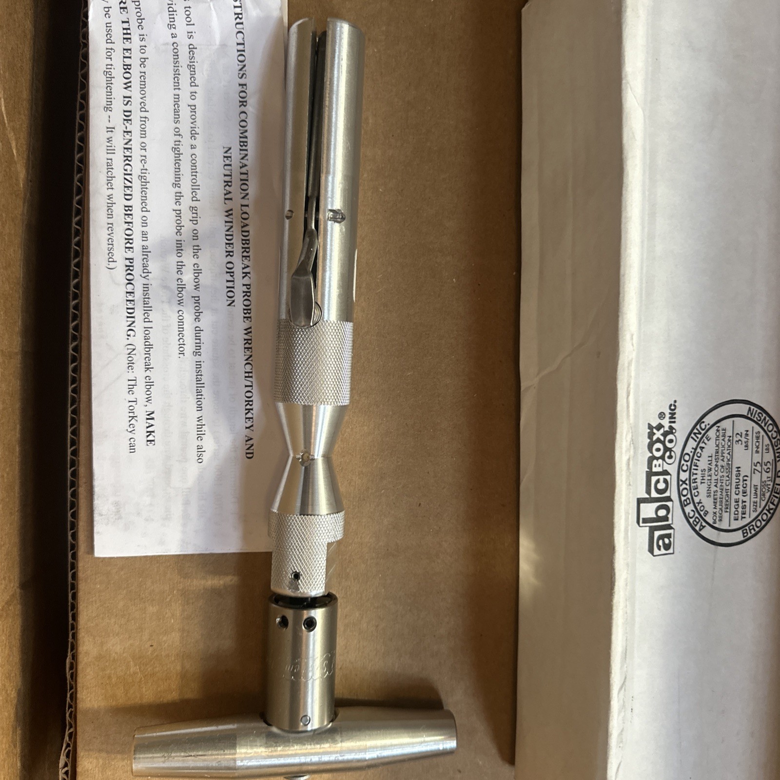 Speed Systems Inc. Torquing Probe Wrench LPW-1525/TK120X-N