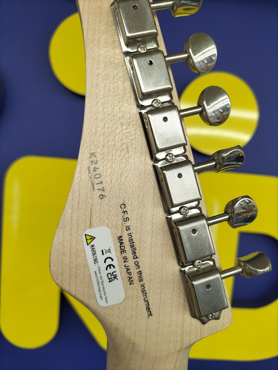 [FUJIGEN] EOS2-ASH-M/WBU/01 Ash body Maple neck Maple fingerboard w/Soft case