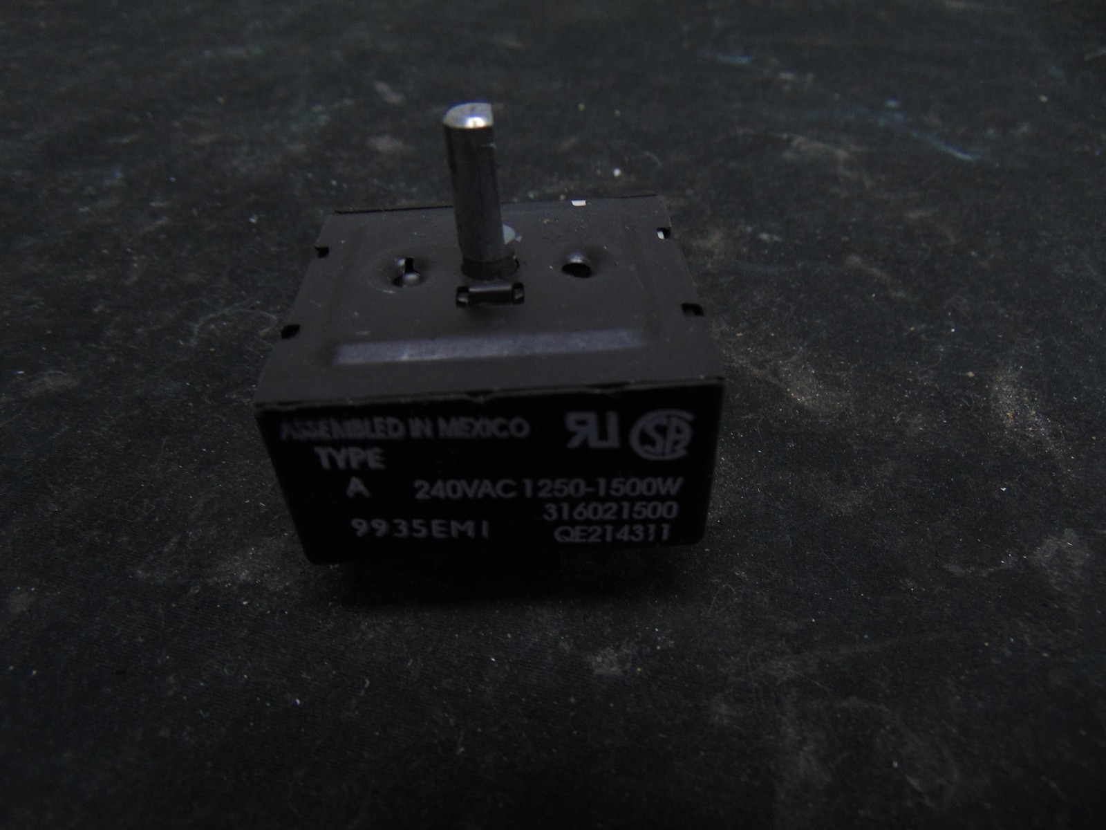 Frigidaire Electric Range FEF369CGSB Infinite Burner Switch 316021500