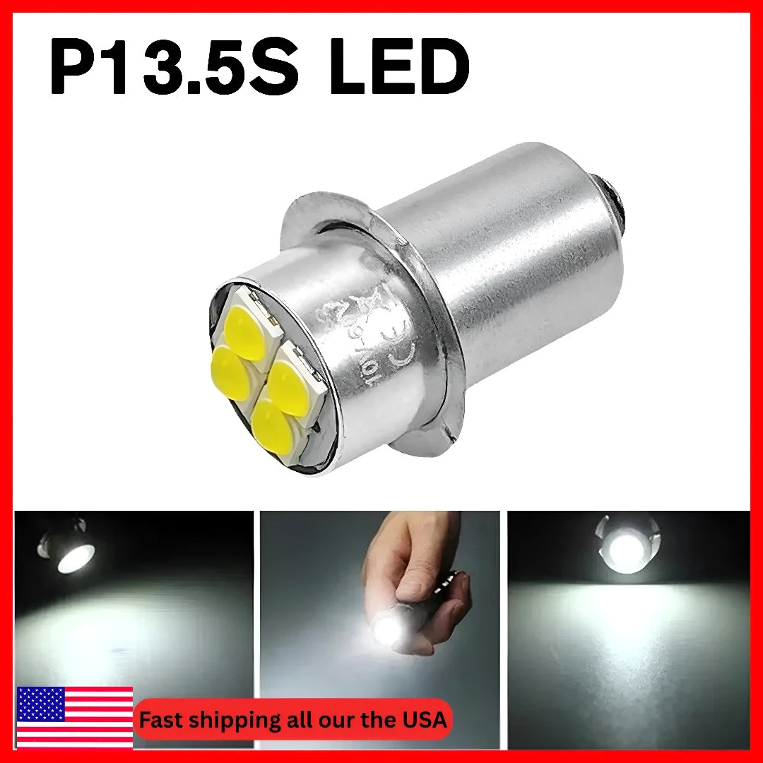 For MAGLITE Super Bright LED Upgrade Bulb Drop In Replacement 2 3 4 5 6 Cell C/D