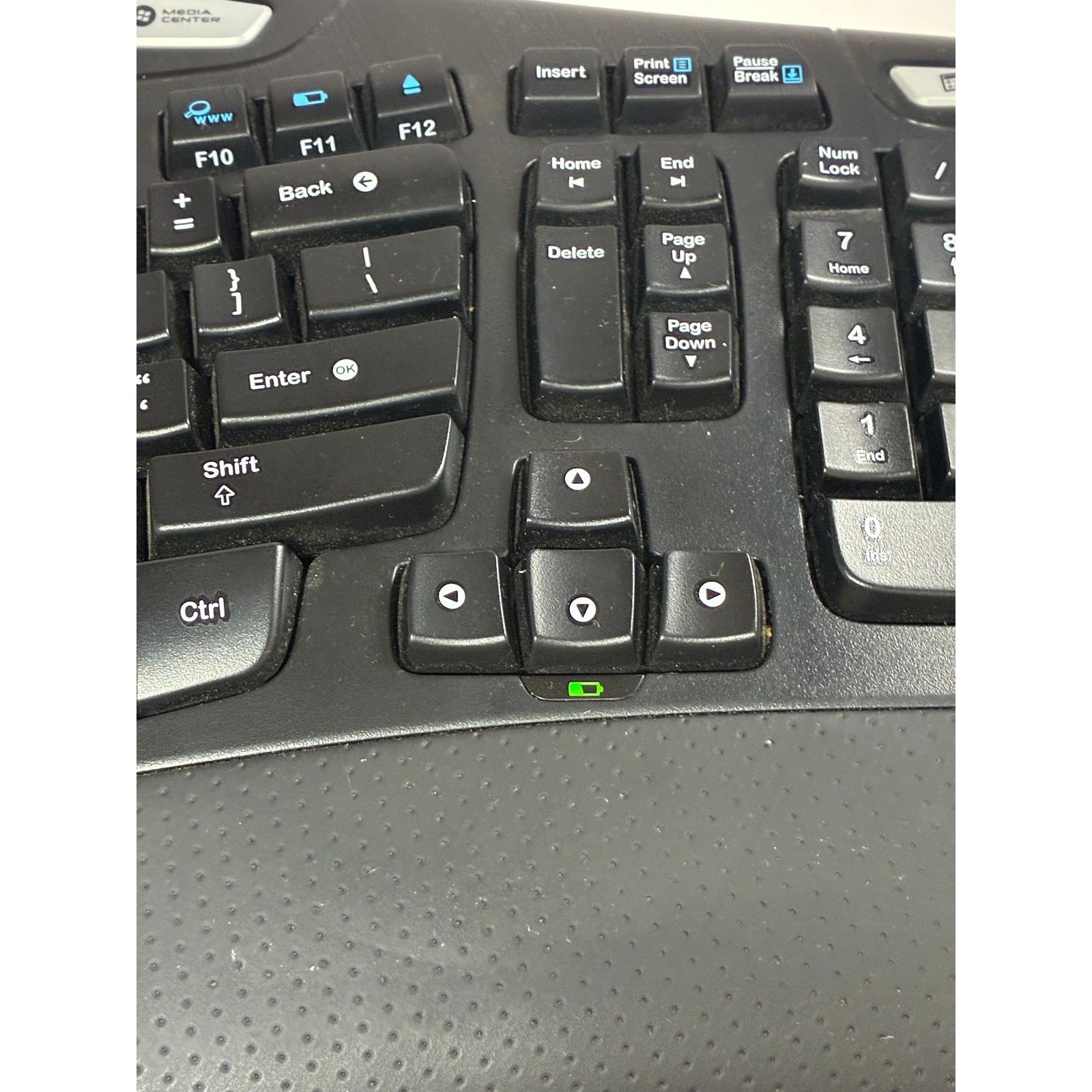 Logitech K350 Black Wave Unifying Wireless Keyboard NO USB RECEIVER DONGLE