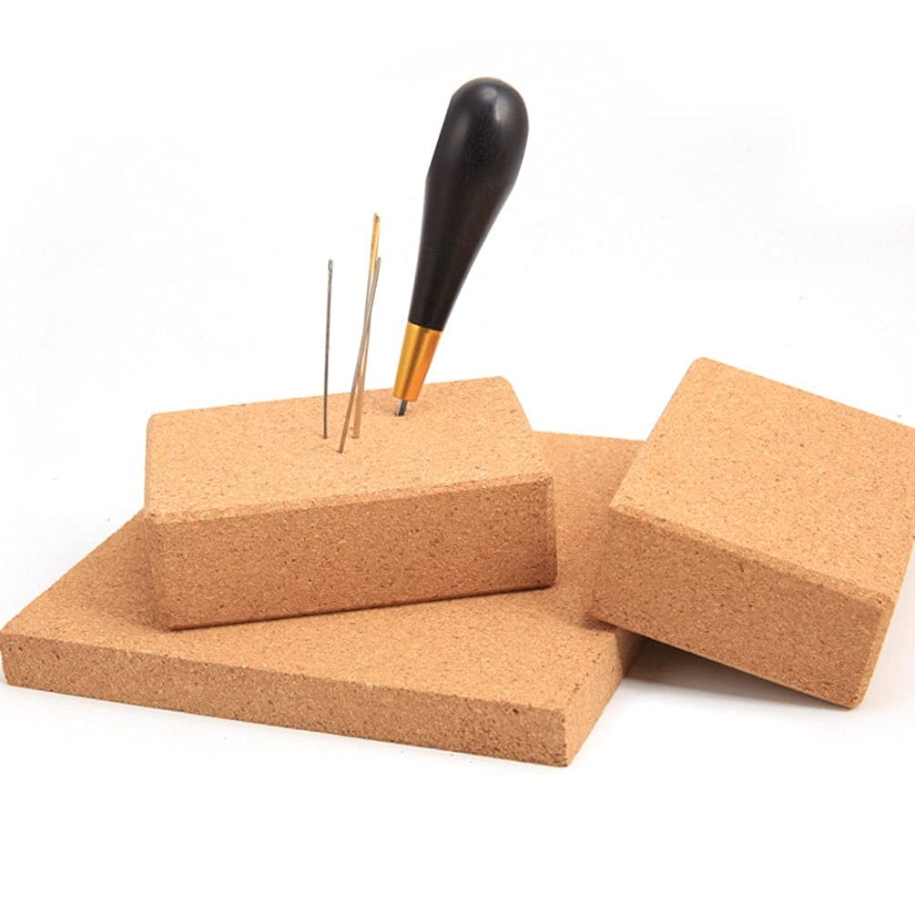1 Piece Cork Pad for Leather Stitching Punching DIY Craft Rectangle