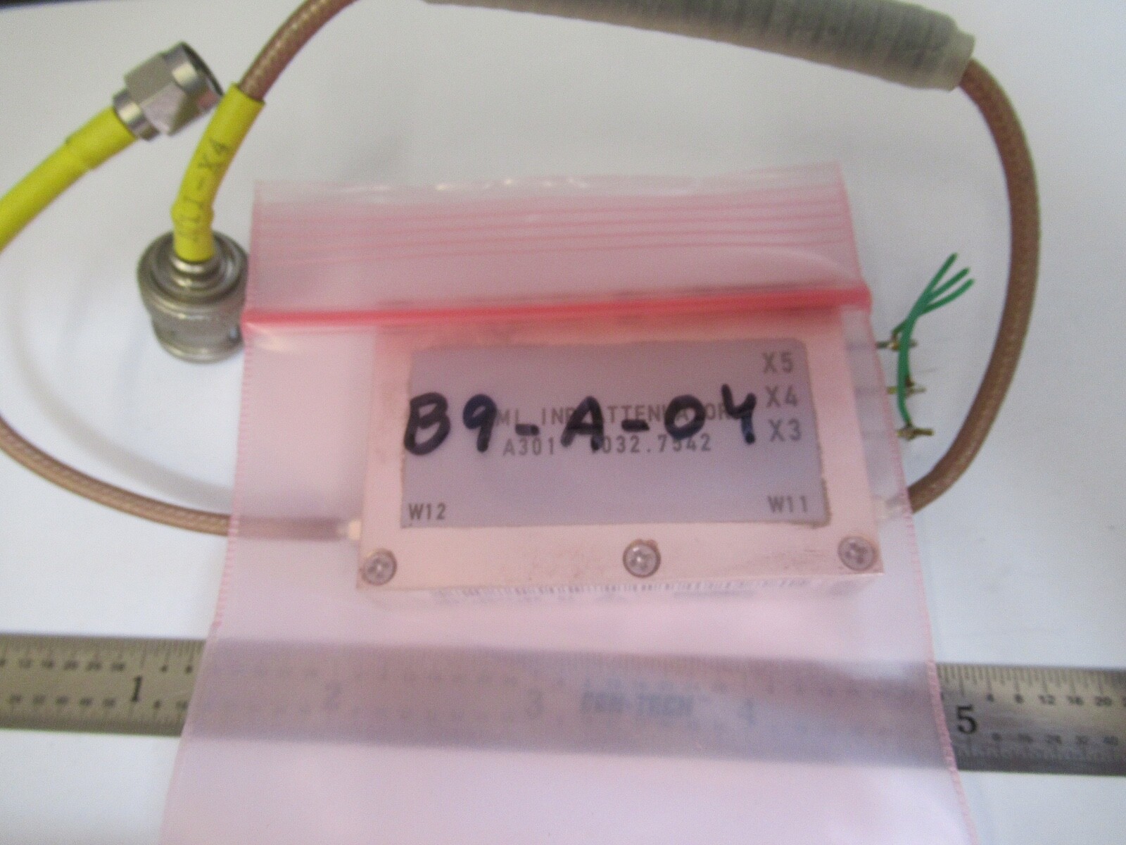 ROHDE SCHWARZ EMI INPUT ATTENUATOR 1032.7542 ESMI AS PICTURED &B9-A-04