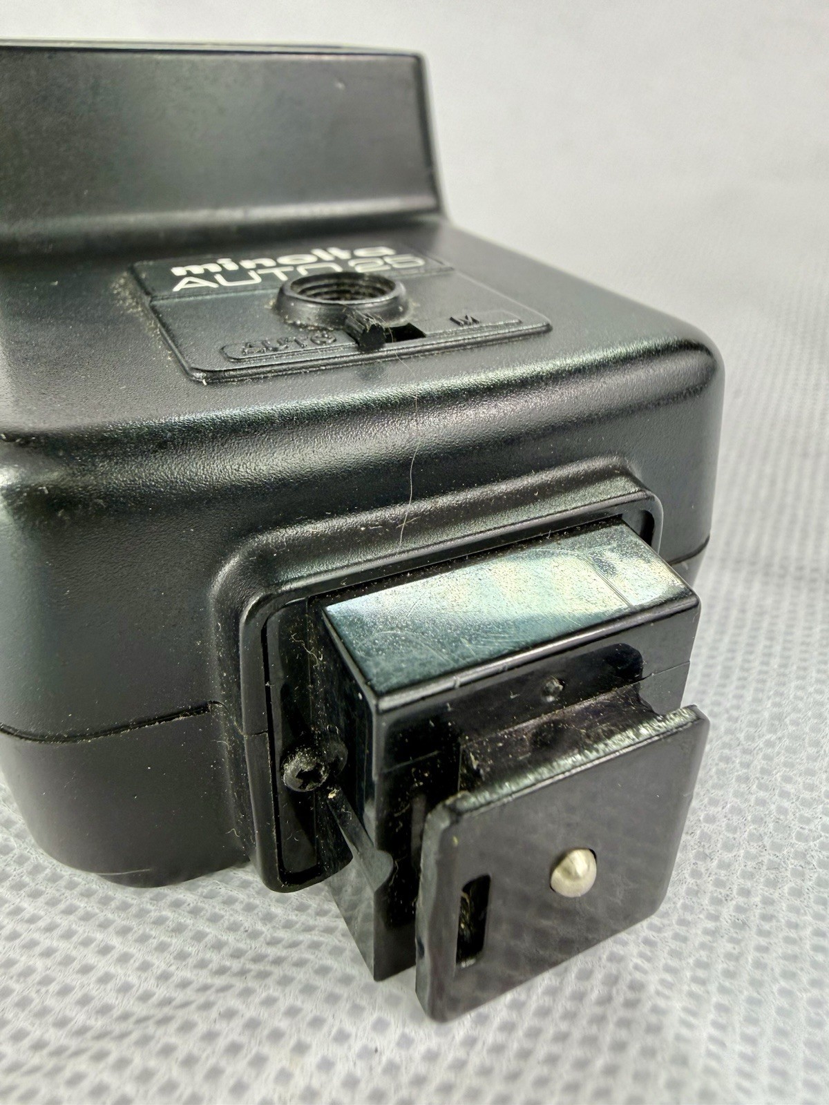Vintage Minolta-auto 25 Flash Attachment With Case
