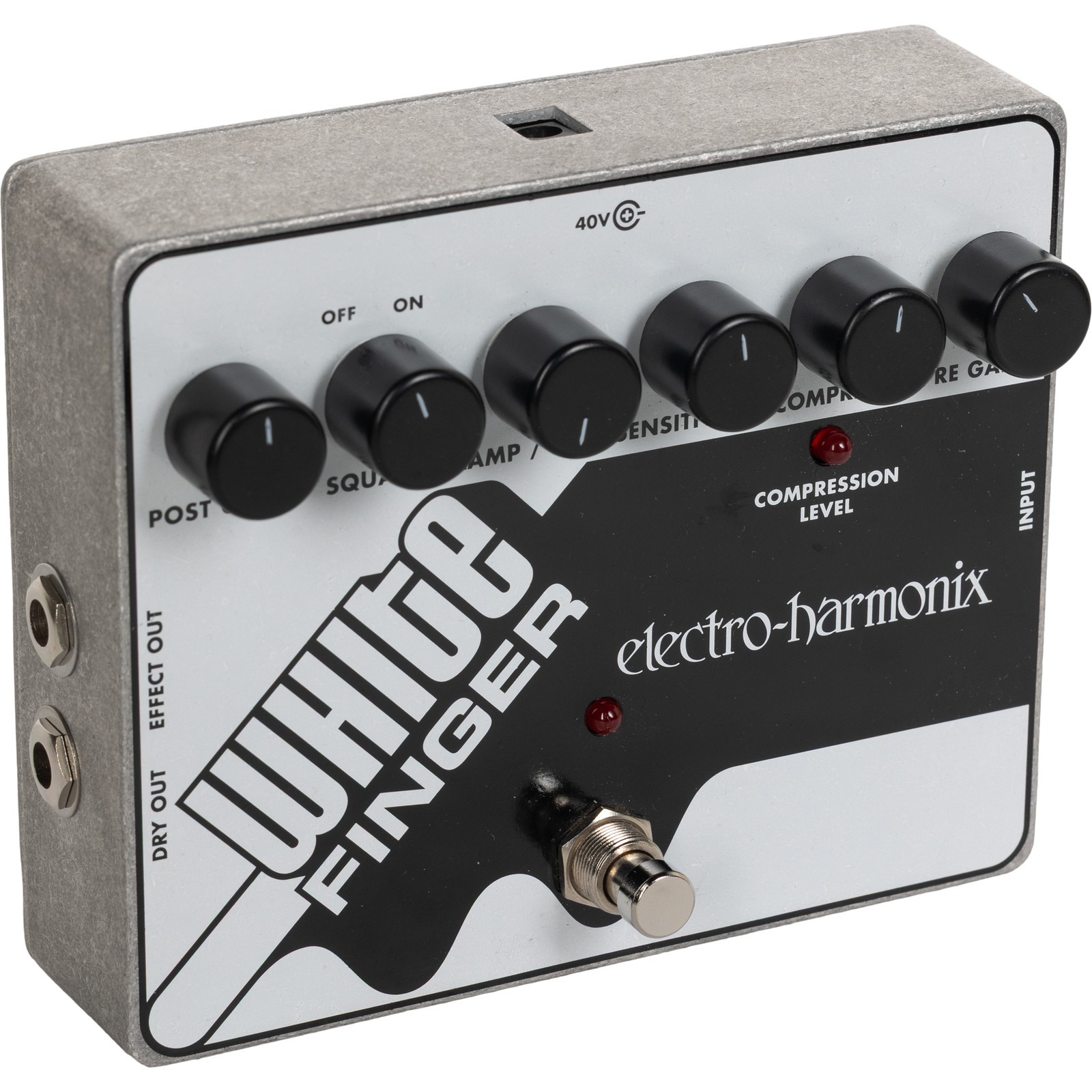 Electro Harmonix White Finger Analog Optical Compressor Pedal